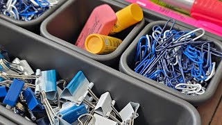 Desk Drawer Dividers to Organize Review #founditonamazon