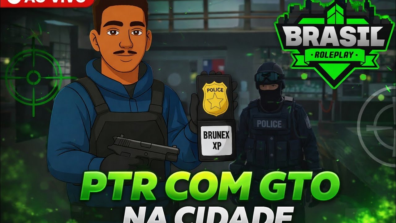🔥 OPERAÇÃO GTO NAS RUAS | PTR PESADO | BRASIL ROLEPLAY 🔴AO VIVO