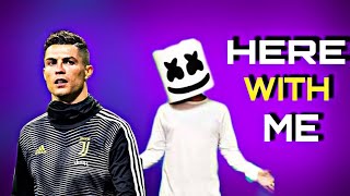 Cristiano Ronaldo ● Here With Me ● Marshmello ft. CHVRCHES || 2018 to 2019 || HD