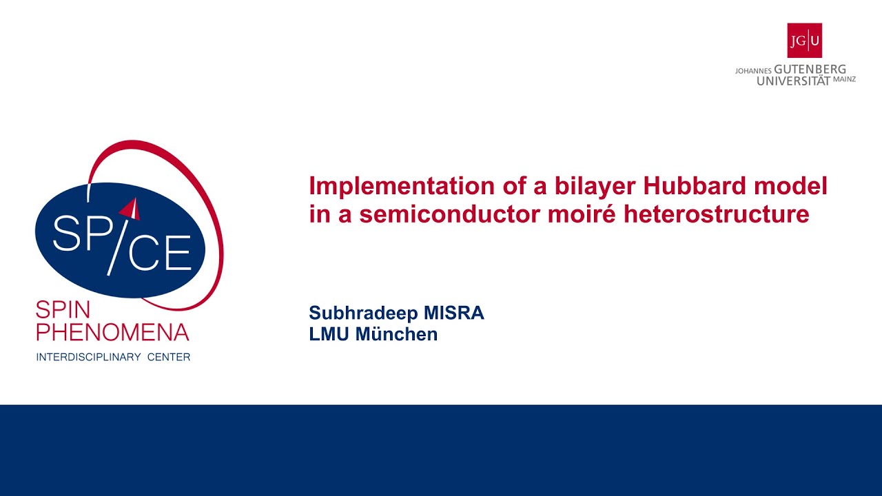 Talks - Young Research Leaders Group Workshop 2024 - Subhradeep MISRA, LMU München