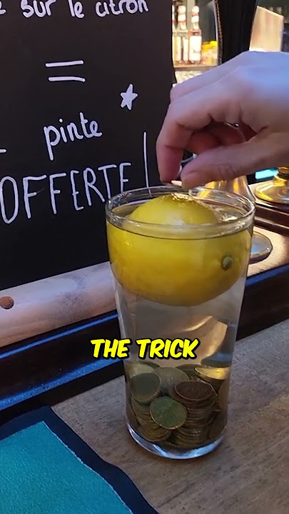 Can You Balance a Coin? 🍋 (themarketbrewhous) #shorts