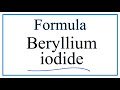 Barium and Iodine Chemistry Concepts