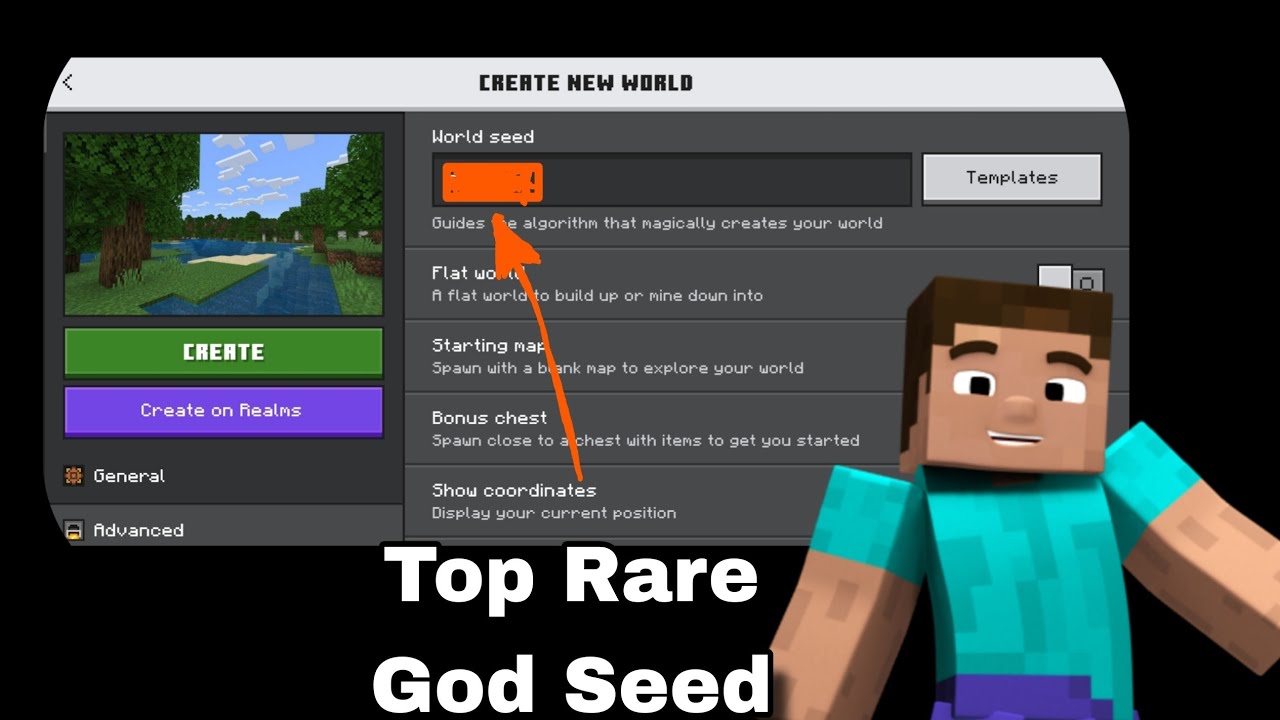 INSANE Top Rare Seed For Minecraft Pocket/Bedrock Edition 1.26.10 ...