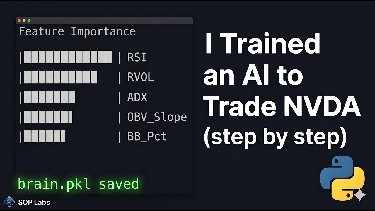 I Trained an AI to Trade NVDA with Python (Step-by-Step) - YouTube