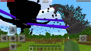 I Found GODZILLA vs WITHER STORM in Minecraft Pocket Edition...