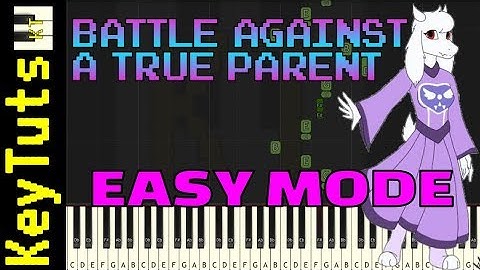 Learn to Play Battle Against A True Parent from Storyshift (Undertale AU) - Easy Mode