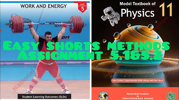 Assignment 5.1 & 5.2 easy shorts methods physics  class 11 NBF Federal board