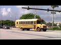 Broward District school bus action around the city 2021 edition  Part 1.