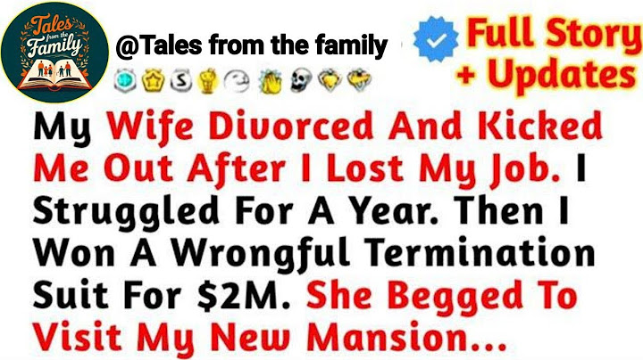 My wife left me the moment I lost my job. Kicked me out, divorced me, and vanished. I struggled……