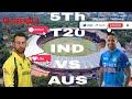 Ind  vs aus  5th t20 matc.ream11prediction