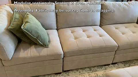 Review of Thomasville Tisdale Sectional with Ottoman sold by Costco