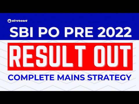 SBI PO Prelims Result 2022 | SBI PO Result OUT Know Complete Mains Preparation Strategy By Vivek Sir