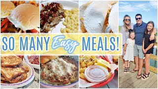 EASY FAMILY MEALS | WHAT WE ATE ON VACATION (Travel Trailer Camping) | WHATS FOR DINNER |