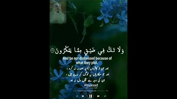 ســـورۃ النحل کــی دو آيات اردو انگلش ترجمـــــے کـــے ســـاتھ👈👈
