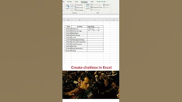 Create Checkbox In Excel #excel #excelfunction #excelformula #exceleverywhere #excelclub #memes