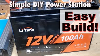 Li Time 12v 100 ah LiFePO4 DIY Power Station build that is simple & easy enough for anyone can do.