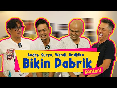 ANDRE SURYA WENDI ANDHIKA BIKIN PABRIK KONTEN DI TAULANY TV.. PERDANA