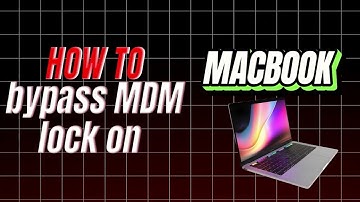 How to bypass MDM lock on macbookKhung ngang