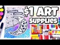 $1 ART SUPPLIES CHALLENGE - Mixed Media Drawing & Painting | SoCraftastic