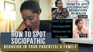How To Spot Sociopathic Behavior In Your Parents (& Family) |  Psychotherapy Crash Course