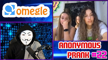 He really thought i was hacking - Omegle Hacking - Anonymous mask prank - #22