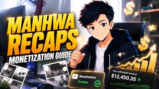Full How to Monetize Manhwa Recap Channel on YouTube | Avoid Reused Content News