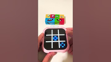 digital tic tac toe puzzle cubes #puzzle #digital #fungame #trend #tictactoe #satisfying #board