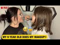 MY DAUGHTER DOES MY MAKEUP!