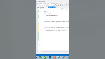 057 - O - C# TextBox Font Changed Event