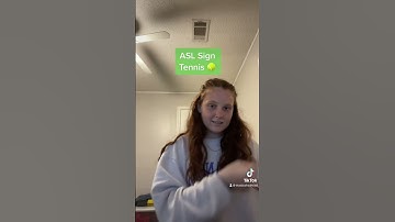 Learn How To Sign Tennis in ASL for Beginners | American Sign Language #shorts