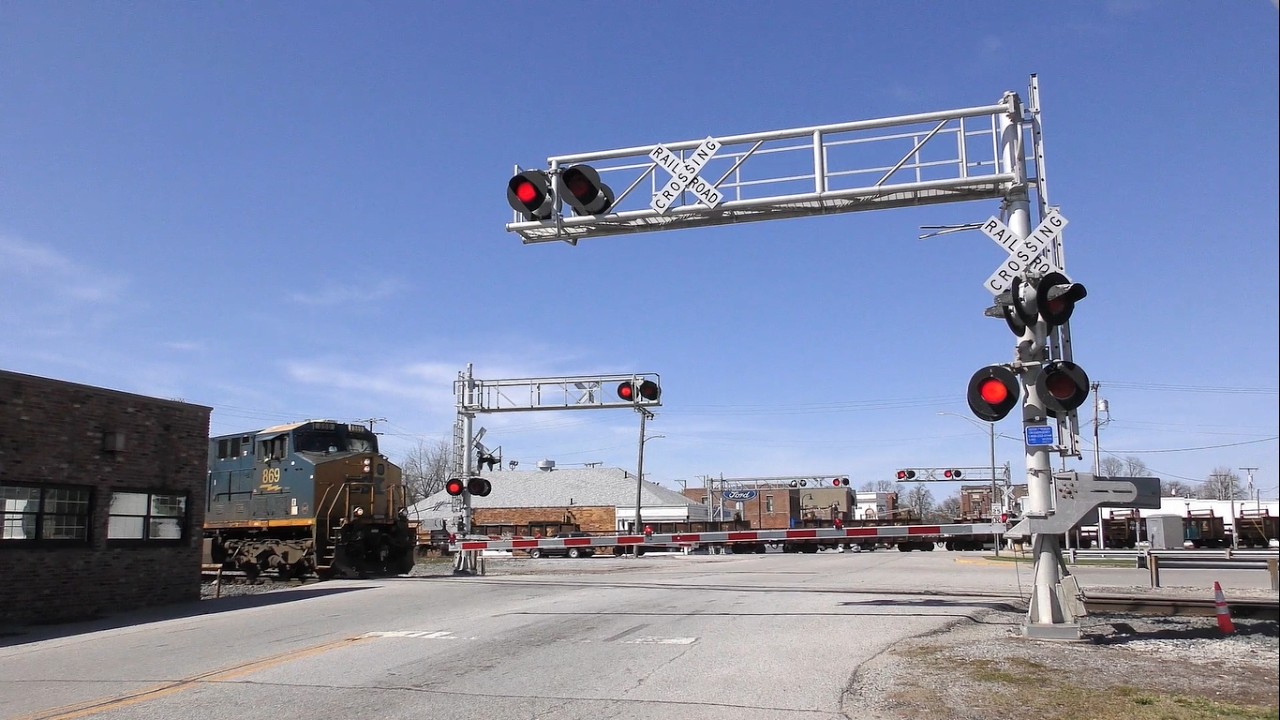 Us 421 Indiana Market Street/U.S. Highway 421 Railroad Crossings #1 & #2 Both Used at ...