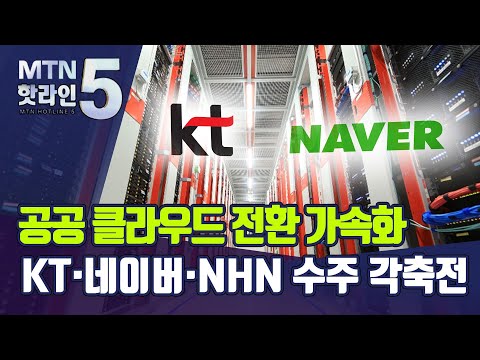 공공 클라우드 전환 가속화… KT·네이버·NHN 수주 각축전 / 머니투데이방송 (뉴스)