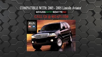 How To Replace Lincoln Aviator Key Fob Battery 2003-2005 FCCID:CWTWB1U322