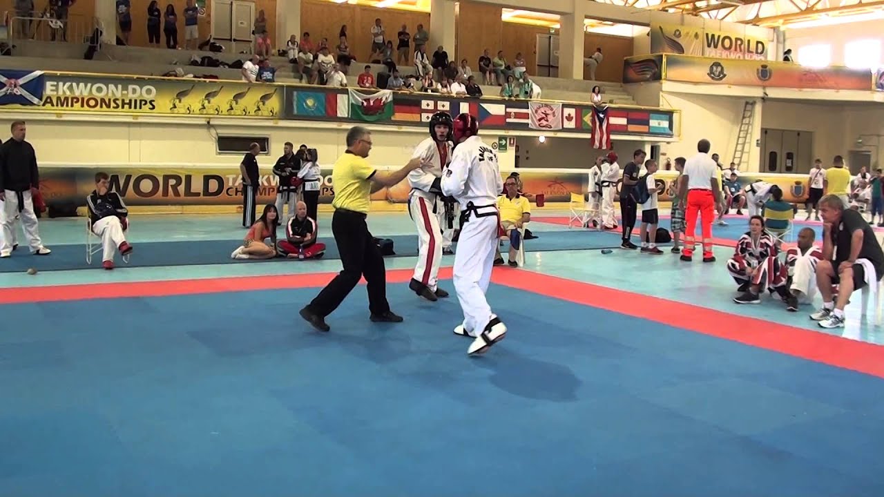 2015 World Taekwondo Championships Richard Bartholomew vs Mkrtychan ...