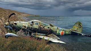 Un Hombre Encuentra un Avión Abandonado y Luego Mira Dentro