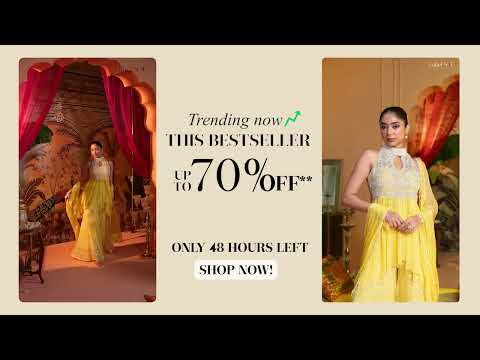 Festive Glow ✨ Yellow Palazzo Set for Diwali 2025 | Label S4U - video from Label S4U