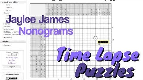 Time-Lapse Nonogram Puzzles - Satisfying and Relaxing
