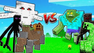 BATALHA DE MONSTROS MUTANTES COM PODERES NO MINECRAFT! (QUEM É O MELHOR?)