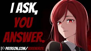 I Ask, You Answer. Hard Fdom Interrogation Prisoner And Commander