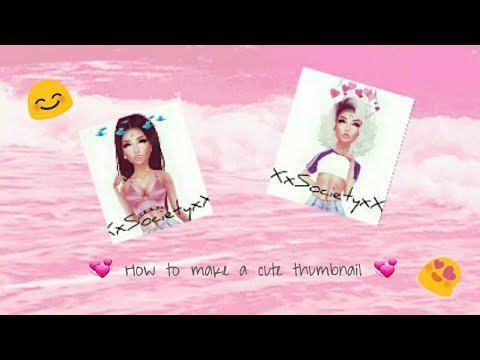 💞 How to make a cute thumbnail 💞 - YouTube