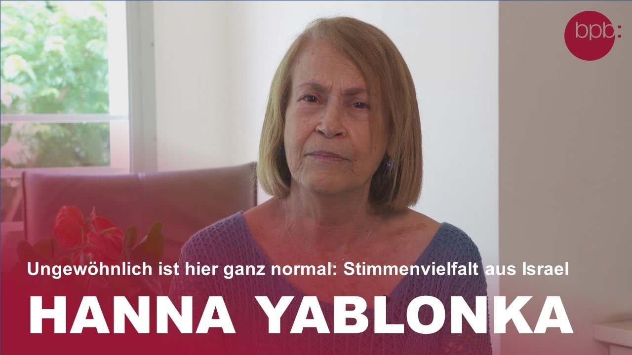 Stimmenvielfalt aus Israel: Hanna Yablonka