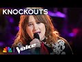 Ruby leigh is spectacular performing blue by leann rimes  the voice knockouts  nbc