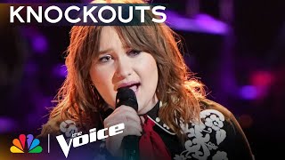 Ruby Leigh Is Spectacular Performing 'Blue' by LeAnn Rimes | The Voice Knockouts | NBC