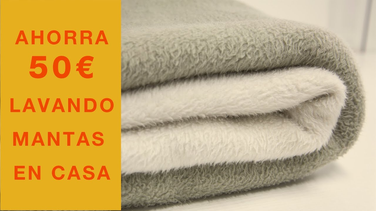 Enriquecer itálico almacenamiento Ahórrate 50 euros lavando las mantas en casa. wash blanket at home - YouTube