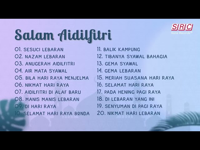 Koleksi Lagu Raya Terbaik 2024 | Lagu Raya Aidilfitri Suasana Hari Raya class=