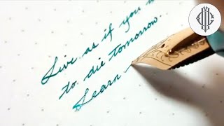Beautiful Handwriting with Fountain Pen | Fountain Pen Calligraphy