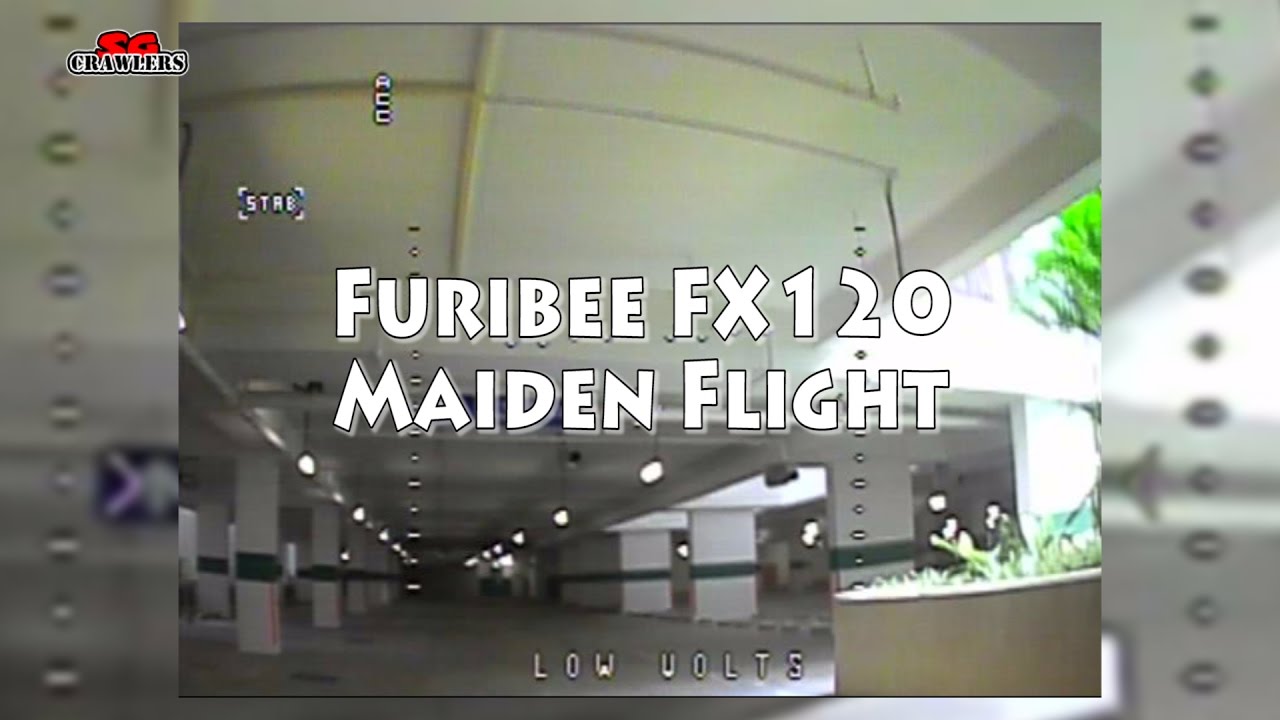 Furibee FX120 Mini racing drone Maiden flight car park test flight