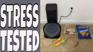 iRobot Roomba i3+ Robot Vacuum - STRESS TEST Can it handle a LARGE MESS? Rice Chips Jelly Beans HAIR