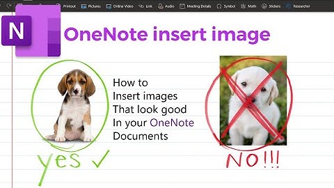 OneNote Quick Tips - NEVER insert images like this again