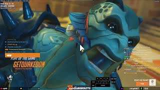 POTG! 22K+ DMG! Rollout Doomfist God GetQuakedOn - OVERWATCH 2 SEASON 10